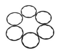 CLISPEED Kit de 6 Arandelas de Cassette para Bicicleta en Aleación de Aluminio Espesores Variados para Ajuste Preciso y Resistencia al Desgaste en Aventuras al Aire Libre