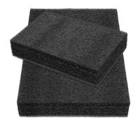 CLISPEED Kit de Fieltro para Principiantes 3 Piezas Almohadilla de Fieltro de Algodón Perlado Negro 15X10X3 CM Tapete Resistente para Manualidades Aguja Base Protectora para Proyectos