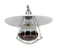 CLISPEED Lámpara de Calefacción para Ganado con Diseño Antiquemaduras y Protección Mordeduras Luz Roja para Cría de Animales como Cerdos Aves y Perros Fácil Instalación y Alta Seguridad