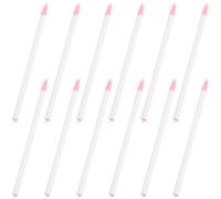 CLISPEED Lápices de Cera para Marcar Tela Que Desaparecen al Calor 12 Unidades Blancas Portátiles Lápices Multifunción para Costura Patchwork y Manualidades de Confección