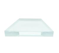 CLISPEED Lente de Vidrio Óptico Trapezoidal para Enseñanza Herramienta Práctica de Física Dispositivo Duradero para Laboratorio Escolar