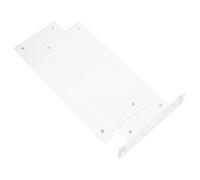 CLISPEED Letrero de Oficina Acrílico Transparente con Tarjetas Intercambiables Doble Cara, Placa para Puerta de Oficina en Casa, Señalización para Decoración y Comunicación Empresarial