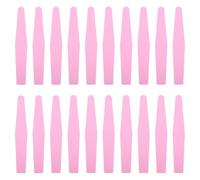 CLISPEED Limas de Uñas de Espuma Rosa para Pulido Delicado para Manicura y Pedicura 20 Papel Abrasivo y Material Eva en Salones y Uso Doméstico