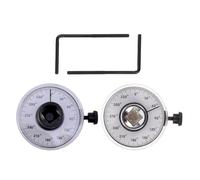 CLISPEED Llave Dinamométrica Angular Digital de 2 Piezas Medidor de Torsión Ajustable, Herramienta Portátil para Motocicleta y Motor Pantalla Clara, Precisión en Ángulos y Fuerza de