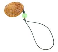 CLISPEED Llavero de Tortuga de Madera Colgante, Amuleto Suerte, Decoración para Llaves y Mochilas, Diseño Único en Madera Natural, Accesorio Feng Shui para Mujer