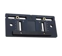 CLISPEED Localizador de Punzonado Manual Ajustable de Aleación de Aluminio para Carpintería, Herramienta para Perforar Agujeros Precisos en Manijas de Gabinete, Accesorio Profesional