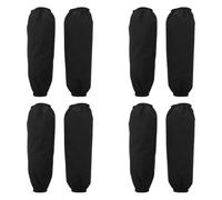 CLISPEED Manguitos Duraderos para Brazos de Cocina, Resistentes al Agua y Aceite, 4 Pares Negros, 15.74X7.48 Pulgadas, Uso en Hostelería y Tareas Domésticas