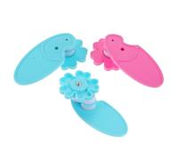 CLISPEED Máquina Prensadora de Papel para Manualidades 3 Piezas 1 Rosa 2 Azules Herramienta de Quilling de Plástico para Rizador de Ondas Kit Portátil para Proyectos DIY y Álbumes