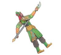 CLISPEED Marionetas de Sombra Chinas Tradicionales Kit DIY Práctico para Teatro Figuras Artesanales de Personajes Tres Reinos Juguete Cultural Ligero para Familias