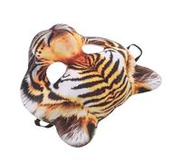 CLISPEED Máscara de Tigre para Adulto Diseño Único de Animal, Ligera y Transpirable, Material Eva, Adecuado para Fiestas de Disfraces y Carnavales al Aire Libre