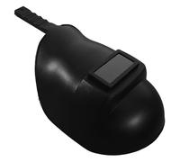 CLISPEED Máscara protectora de mano de plástico antirreflejos de alta definición para moler y cortar, color negro