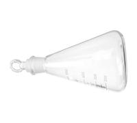 CLISPEED Matraz Cónico de Borosilicato Capacidad Estándar, sin Rebabas y Medición Precisa para Experimentos en Clase de Química y Uso Escolar