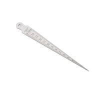 CLISPEED Medidor de Soldadura de Acero Inoxidable Calibrador Preciso para Medición de Espesores y Cilíndricos Miniatura y Ligero Fácil Lectura