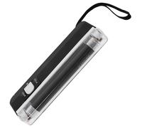 CLISPEED Mini detector de dinero portátil con linterna LED UV, dispositivo de detección de efectivo de alta precisión para uso diario, pequeño comprobador de facturas sin batería para oficina y viajes