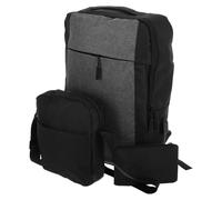 CLISPEED Mochila Portátil Para Hombre y Mujer Moderna Mochila De Trabajo Para Ordenador Gran Capacidad Universidad Viajes De Negocios