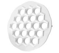 CLISPEED Molde para Hacer Dumplings de Cavidades Molde Plástico para Raviolis y Pelmeni Casero Herramienta Rápida y Fácil para Empanadillas y Masa Rellena