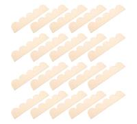 CLISPEED Molduras de Madera sin Terminar Borde Festoneado 20 Piezas de 40 CM X 9 CM X 25 MM para Decoración DIY de Marcos de Puertas y Estantes en Hogar y Manualidades