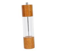 CLISPEED Molino Manual de Pimienta y Sal de Madera Natural con Núcleo Cerámico Práctico de Cocina para Especias y Condimentos
