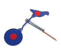 CLISPEED Objetivo Reactivo Portátil de Aleación Azul Forma de Pájaro para Práctica de Tiro y Entrenamiento de Puntería, Diseño Vívido y Adaptable a Diferentes Distancias