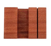 CLISPEED Organizador Vertical de Tablas de Cortar y Soporte para Bloque de Cuchillos de Madera Maciza, Diseño para Cocina, Estante para Tapas de Ollas y Utensilios, Mantiene Orden Encimera