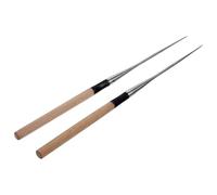 CLISPEED Palillos para Sushi y Sashimi de Acero Inoxidable, 2 Piezas Punta Fina, 150 MM, Aptos para Uso en Restaurantes Japoneses y Hogar