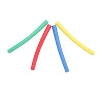 CLISPEED Palos de Espuma para Juegos al Aire Libre 4 Piezas Azul Verde Rojo Amarillo Bastones y Seguros para Carreras de Relevos Infantiles y Actividades Familiares