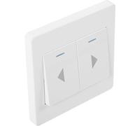 CLISPEED Panel Interruptor de Garaje con Doble Botón Reinicio Automático y Montaje Pared para Persianas y Puertas Enrollables Compatible con Motores Comerciales