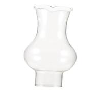 CLISPEED Pantalla De Vidrio para Lámpara De Queroseno Diseño Transparente Resistente Al Calor Accesorio Retro con Vidrio Grueso y Protección contra Viento para Decoración y Luz Clara