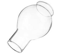 CLISPEED Pantalla de Vidrio Transparente para Candelabro, Tubo Cilíndrico a Prueba de Viento, Accesorio Decorativo para Velas Hogar, Suministro para Soporte de Velas, Protección para Llama