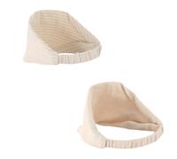 CLISPEED Pañuelos Cabeza Cálidos De Algodón Resistentes Al Viento y Frío, Elásticos Ajustables, Para Mujer Embarazada, Uso Postparto, Set De 2 Unidades, Colores Variados