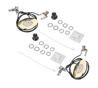 CLISPEED Pastilla para Guitarra Acústica Piezoeléctrica de 50 MM Juego de 2 Sets Potenciómetro Integrado Transductor para Guitarra Clásica y Mandolina Señal Estable para Grabación y