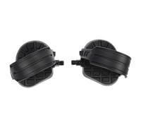 CLISPEED Pedales de Bicicleta de Interior Resistentes al Desgaste, Negros | Plástico Ligero, Diseño Antideslizante y Ergonómico, Ajuste Regulable, para Bicicleta Estática y Ciclismo Indoor