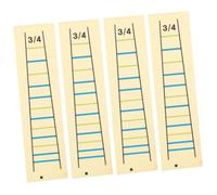 CLISPEED Pegatinas Adhesivas para Diapasón de Violín 3/4 4 Unidades Transparentes Removibles para Posición de Dedos Indicadores Guía para Principiantes Accesorios para Práctica y