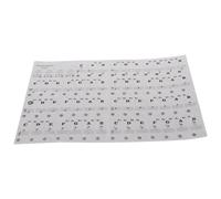 CLISPEED Pegatinas Transparentes para Teclado de Piano Extraíbles y Ecológicas Letras Claras para Principiantes y Adecuado para Aprendizaje Musical y Educación Temprana