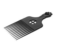 CLISPEED Peine de Plástico Cómodo de Sujetar para Cabello Afro y Rizado Herramienta Resistente y Práctica y Adecuado para Peinados Coche