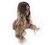 CLISPEED Peluca De Mujer Larga y Rizada Peluca Sintética De Cosplay Con Barrido Lateral Para Eventos De Disfraces o Teatro Curva De Pelo