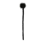 CLISPEED Peluca Rastas de Cabello Humano Natural para Uso Diario y Eventos de Baile, 1 Hebra de 8 Pulgadas, Estilo Hip-Hop y Reggae