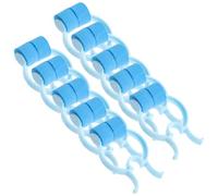 CLISPEED Pinzas Fijadoras Para Hemorragia Nasal, Set De 16 Unidades, Plástico Azul, Clips Prácticos Para Cuidado Nasal Uso Doméstico y Diario