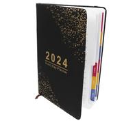 CLISPEED Planificador Académico Portable Cuaderno de Notas para Estudiantes y Profesionales Agenda Diaria con Tapa Resistente y Grueso para Organización de Ideas y