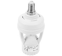 CLISPEED Portalámparas E27 Adaptador E14 a E27 Convertidor de Bombilla Instalación Uso Personal y Profesional 1