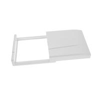 CLISPEED Protector Enchufes Resistente Agua Abs Enchufe Baño Exterior Diseño Multipropósito Antisalpicaduras Fácil Instalación Caja Protectora Estándar Blanca