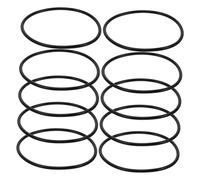 CLISPEED Pulseras De Silicona Gelatina Negras Para Mujer, 100 Unidades, Diseño Retro Años 80, Accesorios Ligeros y Flexibles Para Uso Diario y Coletero