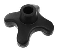 CLISPEED Punta Base Cuádruple para Bastones y Muletas Antideslizante de Goma Funda Estable para Pie, Adecuado para Senderismo y Uso en Exteriores para Personas Mayores