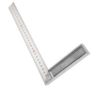 CLISPEED Regla Angular Metálica de Acero Inoxidable 300 MM Escuadra de Carpintero para Medición Exacta en Construcción y Trabajos de Carpintería