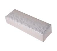 CLISPEED Reposamanos de Cuero para Manicura Almohada PU Soporte Cuadrado Reposabrazos Suave para Salón de Manicura Accesorio Profesional
