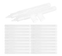 CLISPEED Rotuladores Vacíos Rellenables 20 Piezas Punta Fina y Cuerpo Resistente, para Dibujo Técnico y Aplicaciones Profesionales