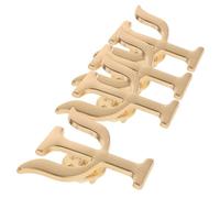 CLISPEED Set de 4 Alfileres de Sombrero para Mujer en Aleación Dorada, Pin de Corazón Decorativo y Versátil para Psicólogas, Adecuado para Oficina y Viaje