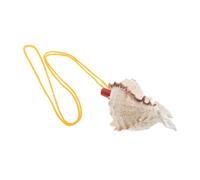 CLISPEED Silbato de Caracola Marina Natural, Cuerno de Concha para Soplar, 9-10cm, Sonido Único, para Playa y Relajación Color Aleatorio