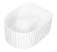 CLISPEED Soak Off Bowl Transparente para Remoción de Gel de Uñas Bowl de Manicura para Cuidado y Limpieza de Uñas Salón y Hogar