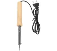 CLISPEED Soldador Eléctrico Portátil con Mango de Madera para Uso Doméstico, 40w, 220v, Calentamiento para Tareas de Grabado y Marcaje Rápido